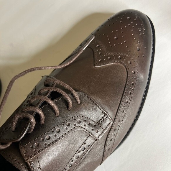 Custom Leather shoes for men Size 8.5/9 color brown main image 9